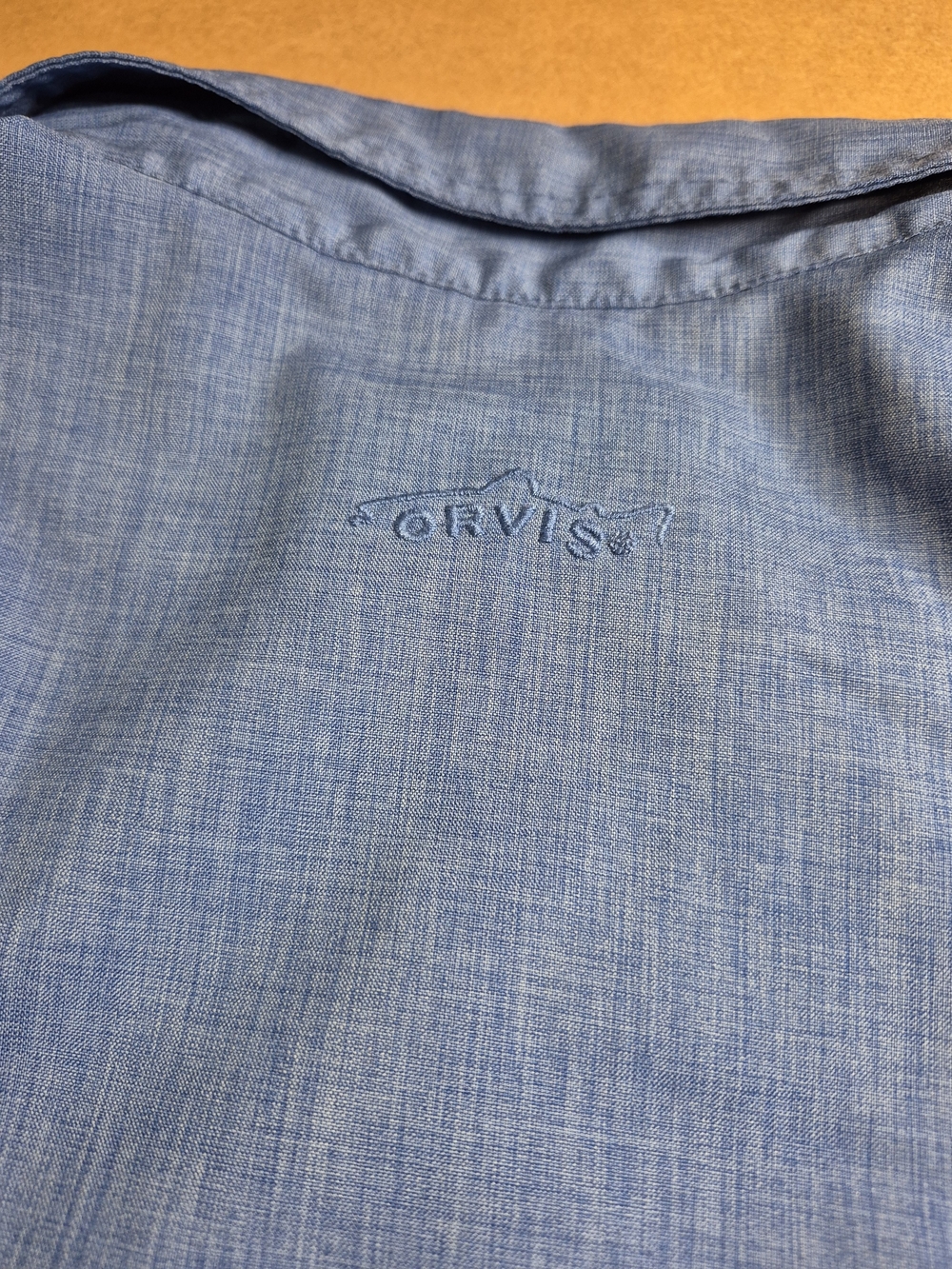 Orvis Men’s Bright Blue Button-Down Shirt 4641/4 - Picture 15 of 15